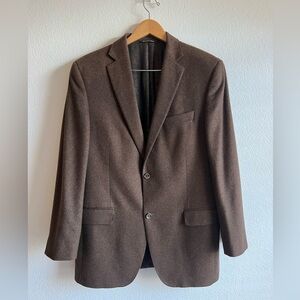 Barcelino San Francisco cashmere brown suit blazer men’s L 41